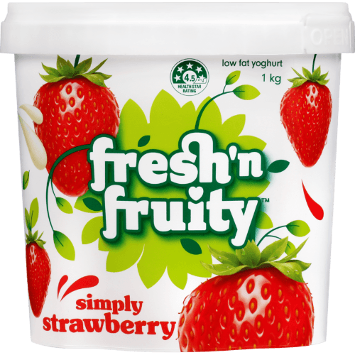 Fresh 'n Fruity Simply Strawberry Yoghurt