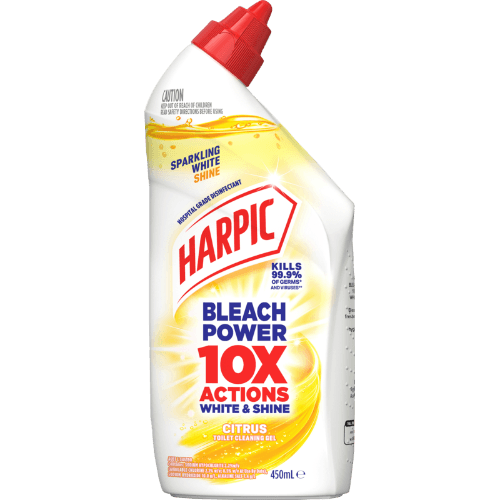 Harpic White & Shine Citrus Thick Bleach Gel