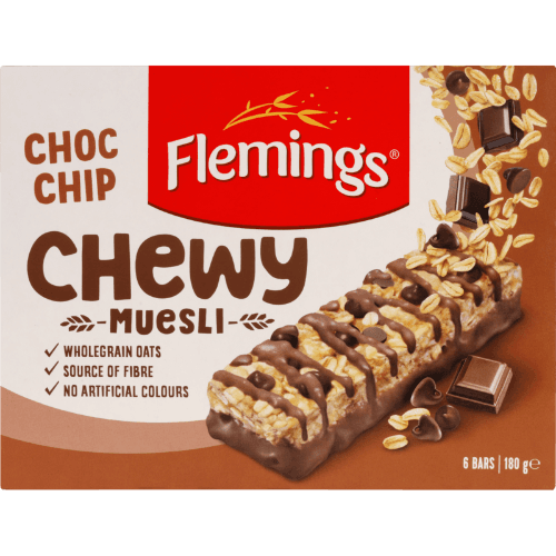 Flemings Chewy Choc Chip Muesli Bars