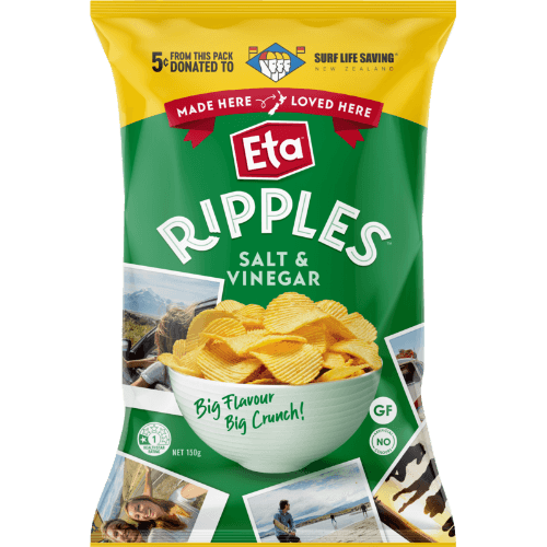 Eta Ripple Cut Salt & Vinegar Potato Chips