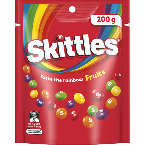 Skittles Fruits Chewy Lollies Bag