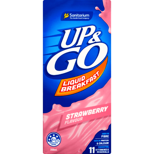 Sanitarium Up & Go Strawberry Flavour Liquid Breakfast