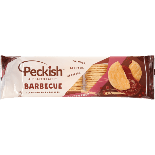 Peckish Barbecue Flavoured Rice Crackers
