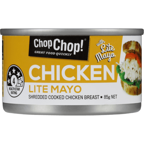Chop Chop Lite Mayo Shredded Cooked Chicken Breast