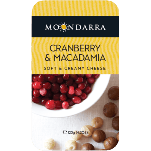 Moondarra Cheese Cranberry & Macadamia Cream Cheese