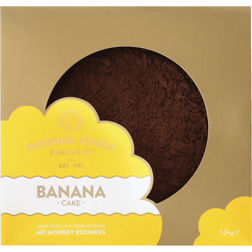 Original Foods Baking Co Round Banana Cake