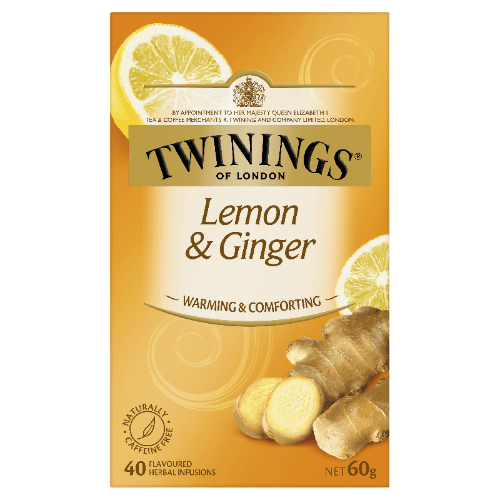 Twinings Infusions Lemon & Ginger Tea Bags