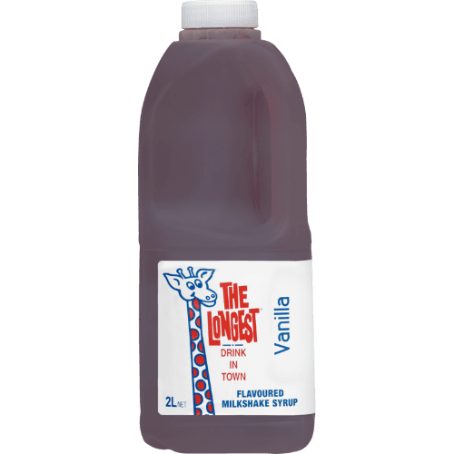 Longest Drink Vanilla Milkshake Syrup 2 L