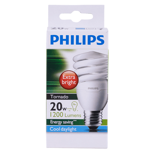 Philips Tornado 20W Screw Bulb