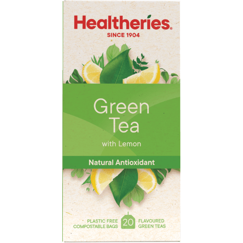 Healtheries Green Tea With Lemon Tea Bags