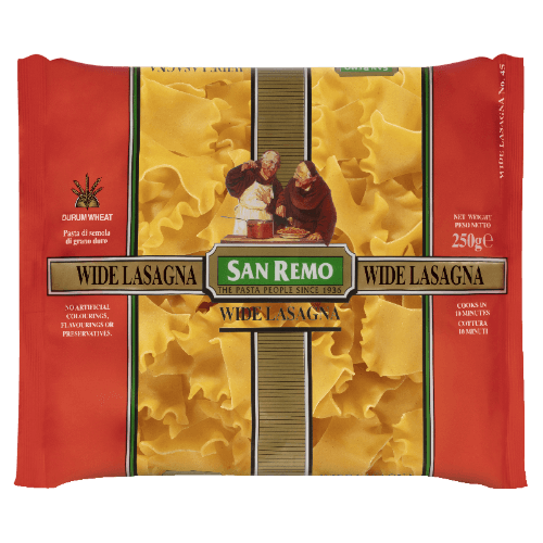 San Remo Wide Lasagne Pasta