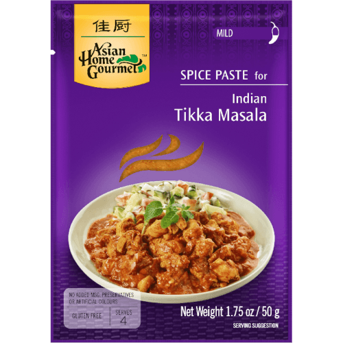 Asian Home Gourmet Indian Tikka Masala Mild Spice Paste