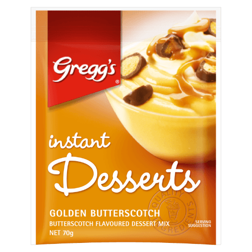 Gregg's Instant Desserts Golden Butterscotch Flavoured Dessert Mix 70 g