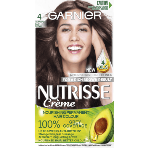 Garnier Nutrisse 4 Tamarind Dark Brown Hair Colour