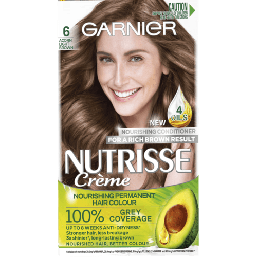 Garnier Nutrisse 6 Acorn Light Brown Hair Colour