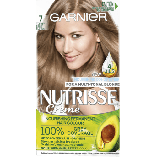Garnier Nutrisse 7 Almond Creme Dark Blonde Hair Colour
