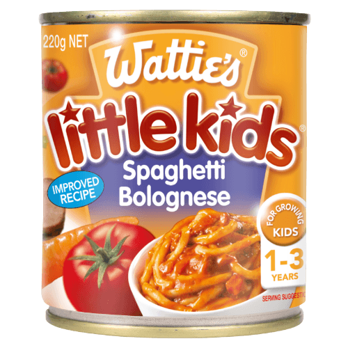 Wattie's Little Kids Spaghetti Bolognese 1-3 Years 220 g