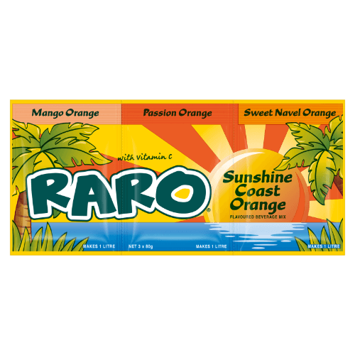 Raro Sunshine Coast Orange Flavoured Beverage Mix