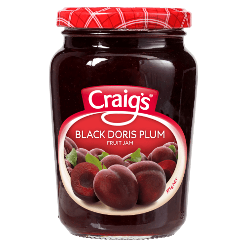 Craig's Black Doris Plum Fruit Jam 375 g