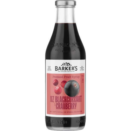 Barker's N Blackcurrant & Cranberry Pressed Fruit Syrup