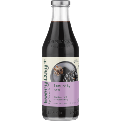 Barker's Immunity Blackcurrant & Boysenberry Fruit Syrup