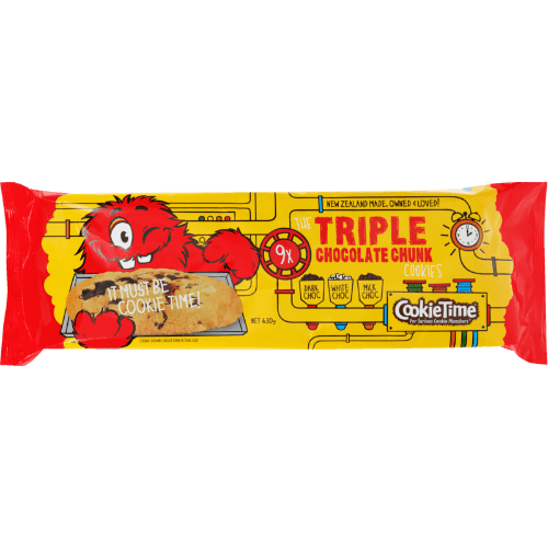 Cookie Time Cookies Triple Chocolate Chunk