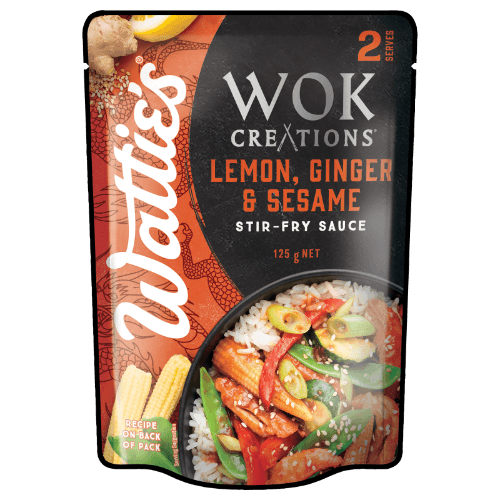 Wattie's Wok Creations Lemon, Ginger & Sesame Stir-Fry Sauce
