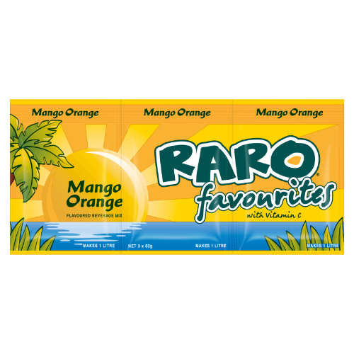 Raro Favourites Mango Orange Flavoured Beverage Mix