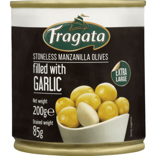 Fragata Stoneless Manzanillo Olives filled With Garlic