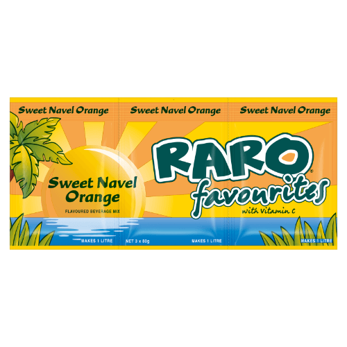Raro Favourites Sweet Navel Orange Flavoured Beverage Mix