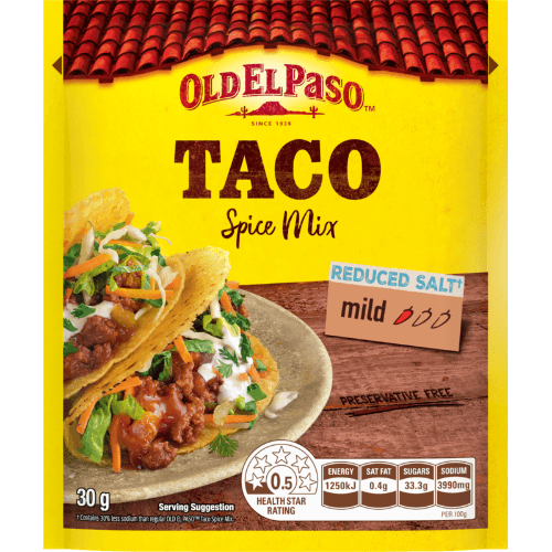 Old El Paso Reduced Salt Taco Spice Mix