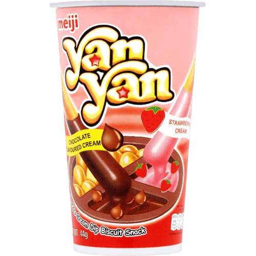 Meiji Yan Yan Biscuits Chocostrawberry 44 g