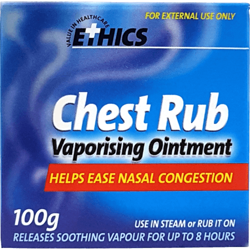 Ethics Chest Rub