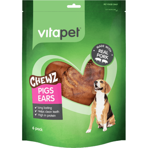 VitaPet Chewz Pig Ears Dog Treats