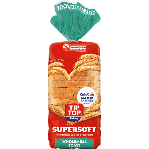 Tip Top Super Soft Toast Bread Wholemeal 700 g