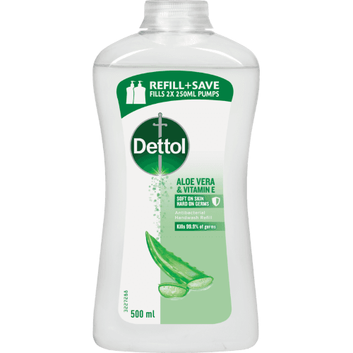 Dettol Aloe Vera & Vitamin E Antibacterial Liquid Hand Wash Refill
