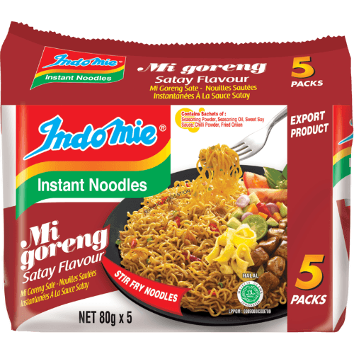 Indomie Satay Mi Goreng Instant Noodles