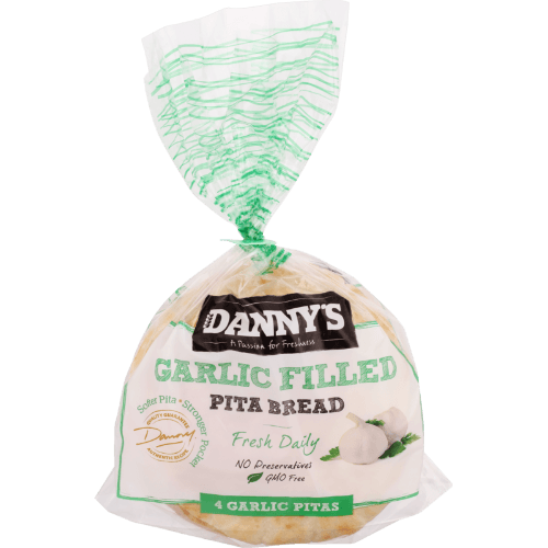 Danny's Garlic Filled Pita Bread