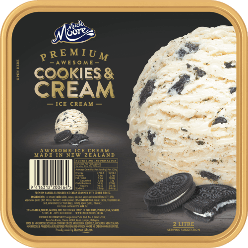 Much Moore Awesome Cookies & Cream Ice Cream