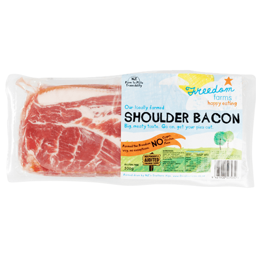 Freedom Farms Shoulder Bacon 300 g