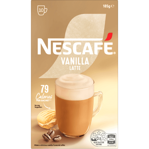 Nescafe Vanilla Latte Coffee Sachets