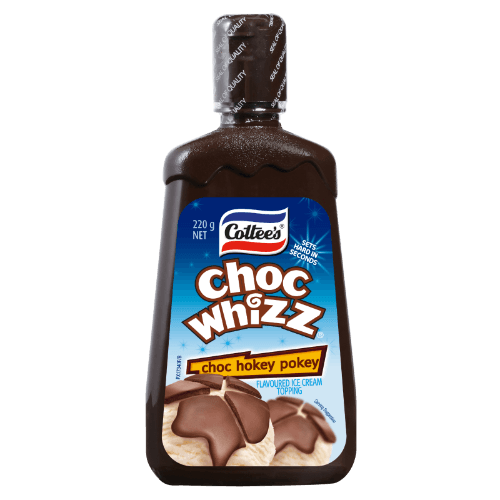 Cottee's Choc Whizz Hokey Pokey Flavoured Ice Cream Topping