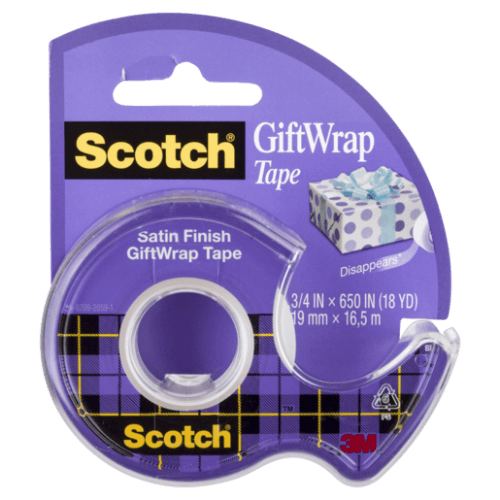 Scotch Satin Finish Giftwrap Tape