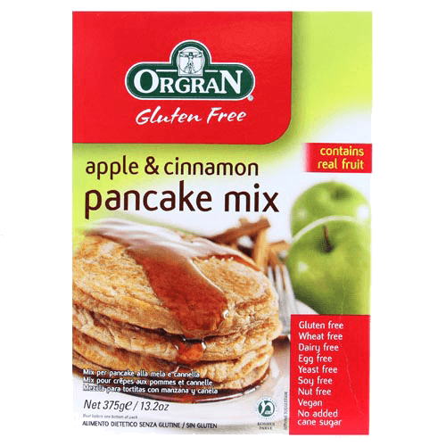 Orgran Gluten Free Apple Cinnamon Pancake Mix