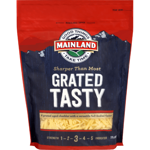 Mainland Tasty Aged Cheddar Grated Cheese