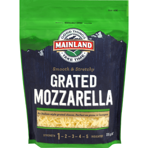 Mainland Smooth&  Stretchy Mozzarella Grated Cheese