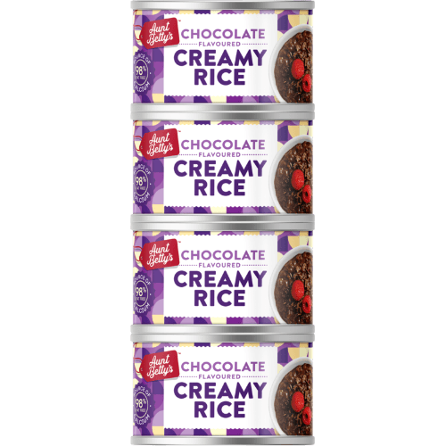 Aunt Betty's Chocolate Flavoured Creamy Rice 4 × 100 g