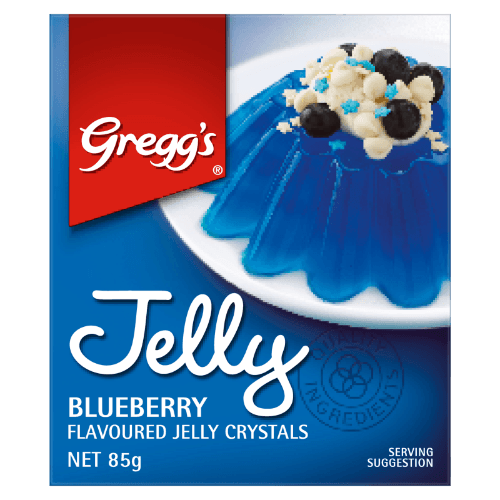 Gregg's Blueberry Flavoured Jelly Crystals