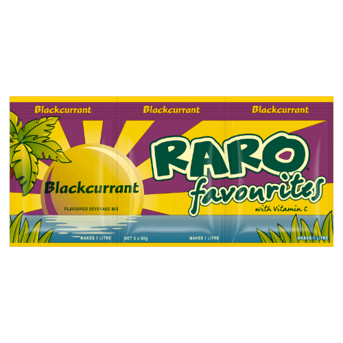 Raro Favourites Blackcurrant Flavoured Beverage Mix
