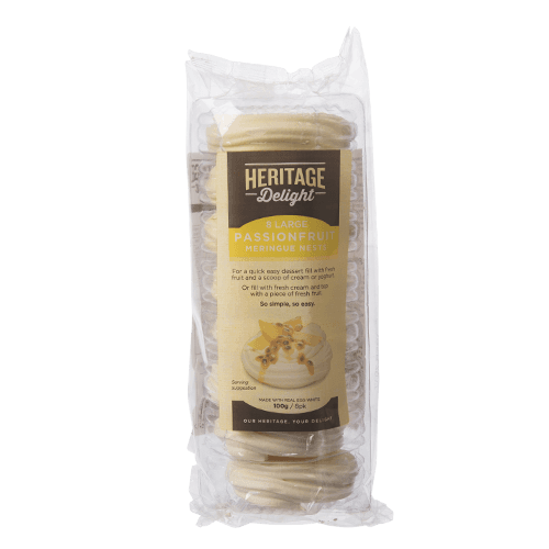 Heritage Delight Passionfruit Meringues